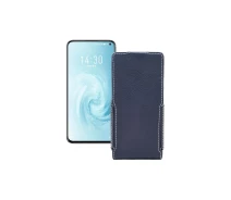 Купить - чехол для смартфона  Чехол-флип из экокожи для телефона Meizu 17 Черный глянец