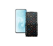 Купить - чехол для смартфона  Чехол-флип из экокожи для телефона Meizu 17 Фэшн черный