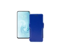 Купить - чехол для смартфона  Чехол-книга из экокожи для телефона Meizu 17 Синий