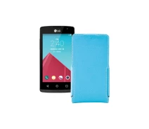 Купить - чехол для смартфона  Чехол-флип из экокожи для телефона LG Classic (L18VC) Голубой