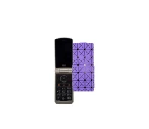 Купить - чехол для смартфона  Чехол-флип из экокожи для телефона LG G360 Фиолетовый ромб