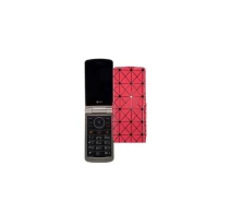 Купить - чехол для смартфона  Чехол-флип из экокожи для телефона LG G360 Красный ромб