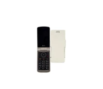 Купить - чехол для смартфона  Чехол-книга из экокожи для телефона LG G360 Белый
