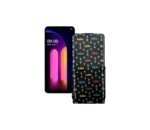 Купить - чехол для смартфона  Чехол-флип из экокожи для телефона LG V60 ThinQ Фэшн черный