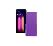 Купить - чехол для смартфона  Чехол-флип из экокожи для телефона LG V60 ThinQ Фиолетовый