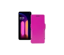 Купить - чехол для смартфона  Чехол-книга из экокожи для телефона LG V60 ThinQ Розовый