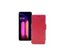 Купить - чехол для смартфона  Чехол-книга из экокожи для телефона LG V60 ThinQ Красный