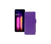 Купить - чехол для смартфона  Чехол-книга из экокожи для телефона LG V60 ThinQ Фиолетовый