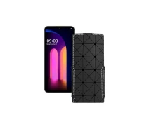 Купить - чехол для смартфона  Чехол-флип из экокожи для телефона LG V60 ThinQ Черный ромб