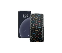 Купить - чехол для смартфона  Чехол-флип из экокожи для телефона Meizu 20 Фэшн черный