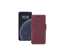 Купить - чехол для смартфона  Чехол-книга из экокожи для телефона Meizu 20 Бордовый