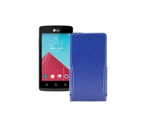 Купить - чехол для смартфона  Чехол-флип из экокожи для телефона LG Classic (L18VC) Синий