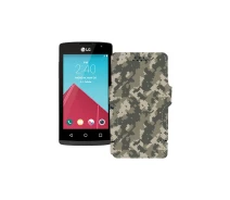 Купить - чехол для смартфона  Чехол-книга из экокожи для телефона LG Classic (L18VC) Хаки-зеленый