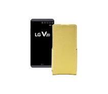 Купить - чехол для смартфона  Чехол-флип из экокожи для телефона LG V20 Золотой