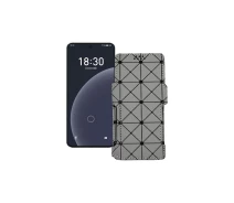 Купить - чехол для смартфона  Чехол-книга из экокожи для телефона Meizu 20 Серый ромб