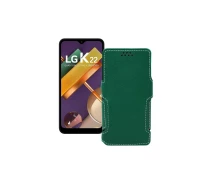 Купить - чехол для смартфона  Чехол-книга из экокожи для телефона LG K22 Темно-зеленый