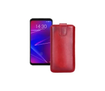 Купить - чехол для смартфона  Вытяжка из кожи для телефона Meizu 16th Красный
