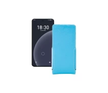 Купить - чехол для смартфона  Чехол-флип из экокожи для телефона Meizu 20 Голубой
