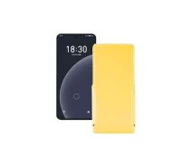Купить - чехол для смартфона  Чехол-флип из экокожи для телефона Meizu 20 Желтый