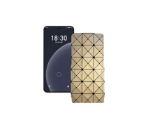 Купить - чехол для смартфона  Чехол-флип из экокожи для телефона Meizu 20 Золотой ромб