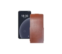 Купить - чехол для смартфона  Чехол-флип из экокожи для телефона Meizu 20 Коричневый