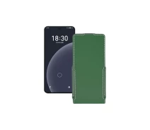 Купить - чехол для смартфона  Чехол-флип из экокожи для телефона Meizu 20 Темно-зеленый