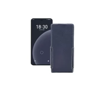 Купить - чехол для смартфона  Чехол-флип из экокожи для телефона Meizu 20 Черный глянец