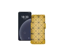 Купить - чехол для смартфона  Чехол-книга из экокожи для телефона Meizu 20 Золотой ромб