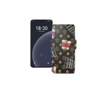 Купить - чехол для смартфона  Чехол-книга из экокожи для телефона Meizu 20 Луи-Витон-коричневый