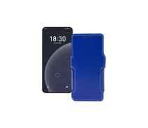 Купить - чехол для смартфона  Чехол-книга из экокожи для телефона Meizu 20 Синий