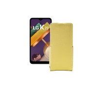 Купить - чехол для смартфона  Чехол-флип из экокожи для телефона LG K22 Золотой