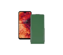 Купить - чехол для смартфона  Чехол-флип из экокожи для телефона Ulefone Note 8p Темно-зеленый