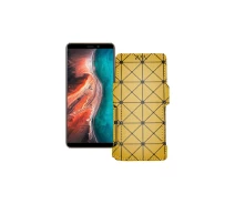 Купить - чехол для смартфона  Чехол-книга из экокожи для телефона Ulefone P6000 Plus Золотой ромб