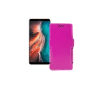 Купить - чехол для смартфона  Чехол-книга из экокожи для телефона Ulefone P6000 Plus Розовый