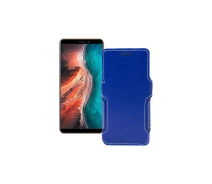 Купить - чехол для смартфона  Чехол-книга из экокожи для телефона Ulefone P6000 Plus Синий