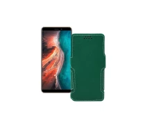 Купить - чехол для смартфона  Чехол-книга из экокожи для телефона Ulefone P6000 Plus Темно-зеленый