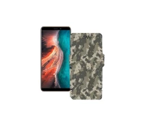 Купить - чехол для смартфона  Чехол-книга из экокожи для телефона Ulefone P6000 Plus Хаки-зеленый