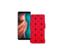 Купить - чехол для смартфона  Чехол-книга из экокожи для телефона Ulefone P6000 Plus Красный ромб