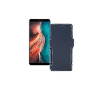 Купить - чехол для смартфона  Чехол-книга из экокожи для телефона Ulefone P6000 Plus Черный глянец