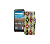 Купить - чехол для смартфона  Чехол-книга из экокожи для телефона Ulefone X Камни-цветные