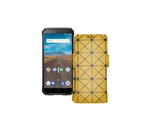 Купить - чехол для смартфона  Чехол-книга из экокожи для телефона Ulefone X Золотой ромб