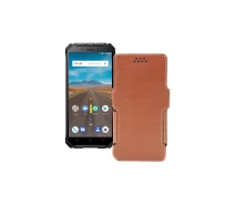 Купить - чехол для смартфона  Чехол-книга из экокожи для телефона Ulefone X Коричневый