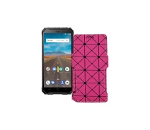 Купить - чехол для смартфона  Чехол-книга из экокожи для телефона Ulefone X Розовый ромб