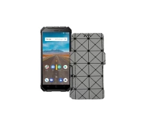 Купить - чехол для смартфона  Чехол-книга из экокожи для телефона Ulefone X Серый ромб