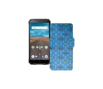 Купить - чехол для смартфона  Чехол-книга из экокожи для телефона Ulefone X Фэшн голубой