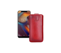 Купить - чехол для смартфона  Вытяжка из кожи для телефона UMiDIGI A3 Pro Красный