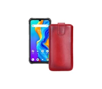 Купить - чехол для смартфона  Вытяжка из кожи для телефона UMiDIGI Bison 2020 Красный
