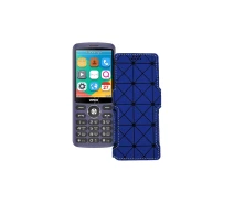 Купить - чехол для смартфона  Чехол-книга из экокожи для телефона Verico Style S283 Синий ромб