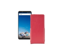 Купить - чехол для смартфона  Чехол-флип из экокожи для телефона Vernee X1 Красный