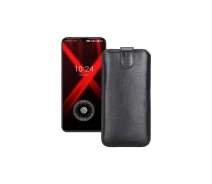 Купить - чехол для смартфона  Вытяжка из кожи для телефона UMiDIGI X Черный
